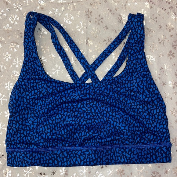 lululemon athletica Other - Blue-Black Mosaic Lululemon Energy Bra